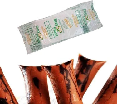 Saquinho de Geladinho Transparente 4x23cm - 100 un